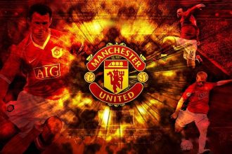 manchester united background inscription players wallpaper preview