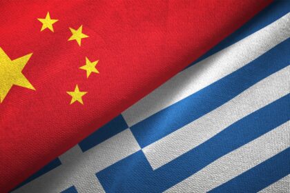 greece china flags